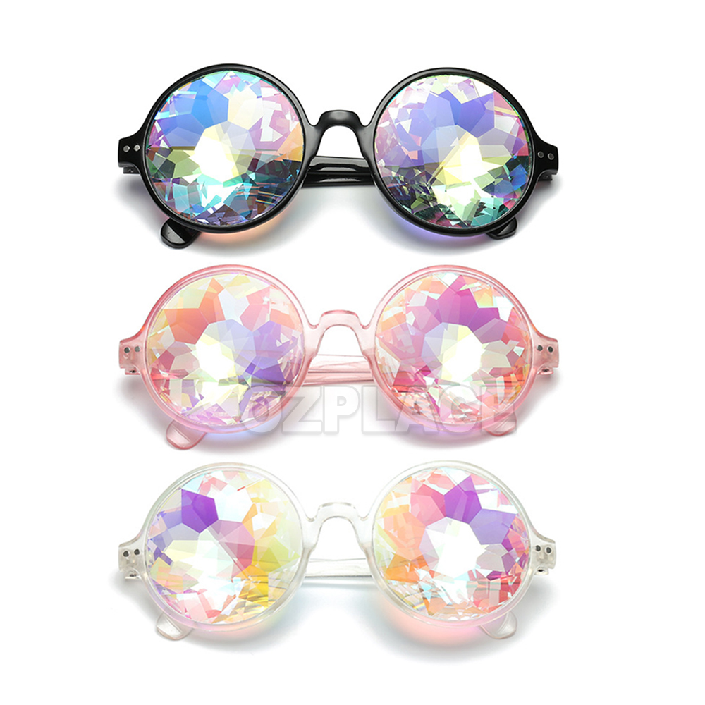 Kaleidoscope Glasses Rave Festival Edm Sunglasses Diffracted Lens Party